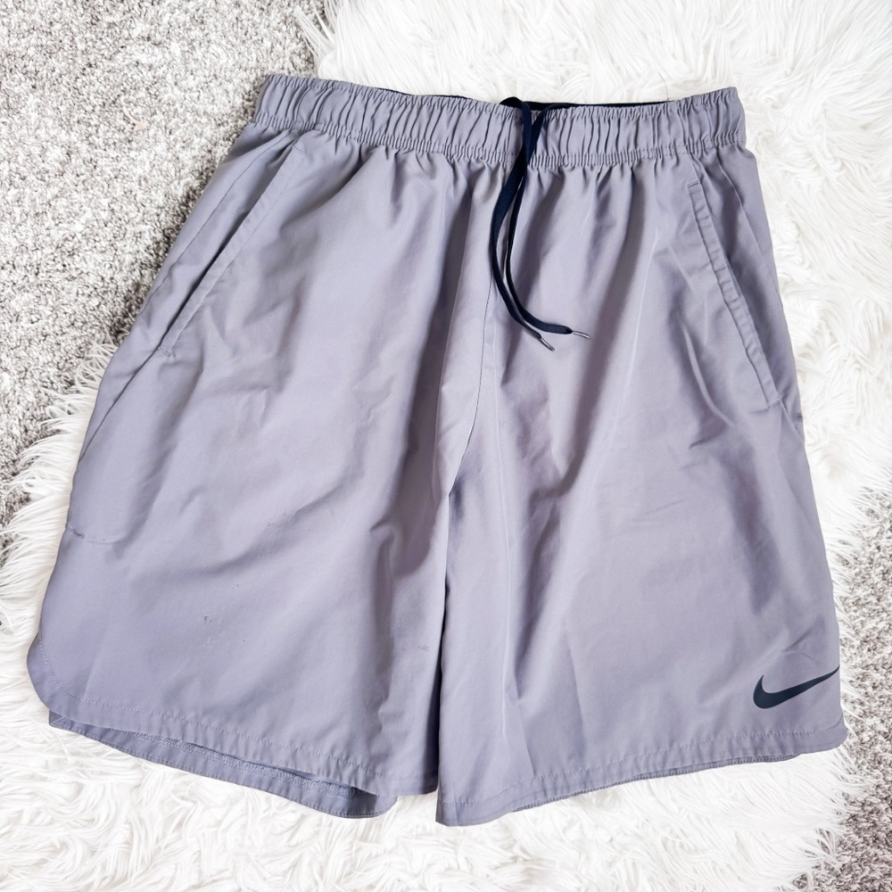 Nike Dri-FIT Men’s Athletic Running Shorts Gray Size L